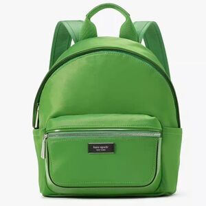 Kate Spade Sam Icon Ksnyl Small Nylon Backpack in KS GREEN